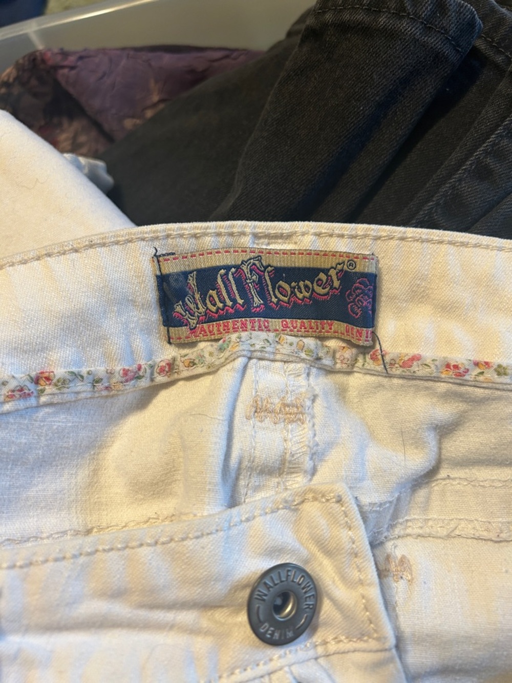 Wallflower White Boot Cut Jeans